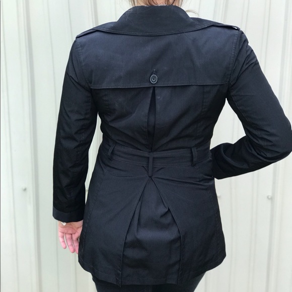 Black Trench Coat - Picture 3 of 3